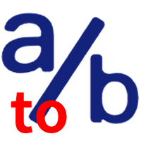 Dezimal in Bruch Umrechner