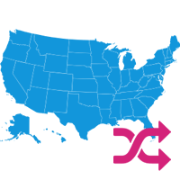 Zufälliger US-Bundesstaat-Generator