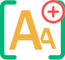 Symbole um Buchstaben hinzuf&uuml;gen