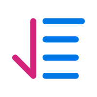 Textbuchstaben verringern