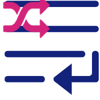 Zeilenumbrueche im Text mischen