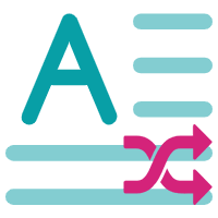 Textabschnitte mischen