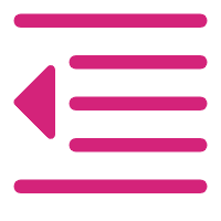 Text Einr&uuml;ckung Entfernen