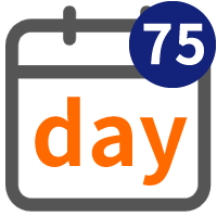 75 Tage ab Heute